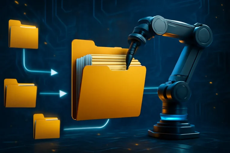 automatización de archivos con gestión automatizada