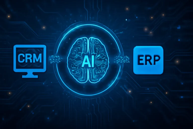 cómo integrar ia en un crm o erp