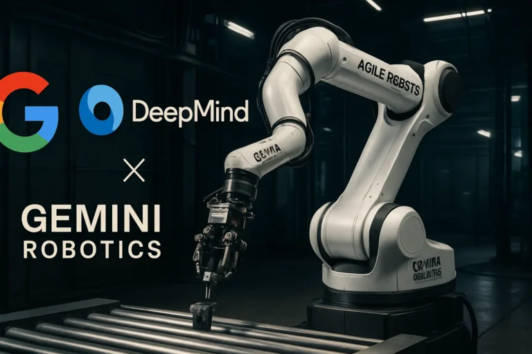Google DeepMind se alía con Agile Robots para llevar Gemini Robotics a la automatización industrial