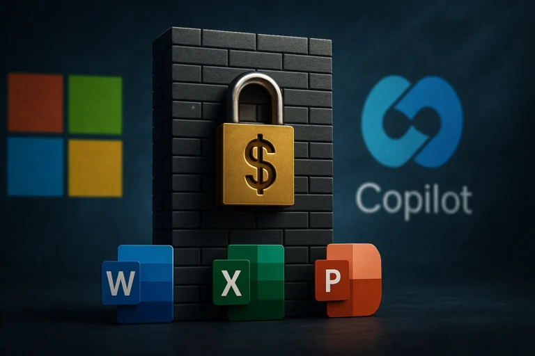 Microsoft pondrá más muro de pago a Copilot en Office y redefine qué funciones gratis sobreviven