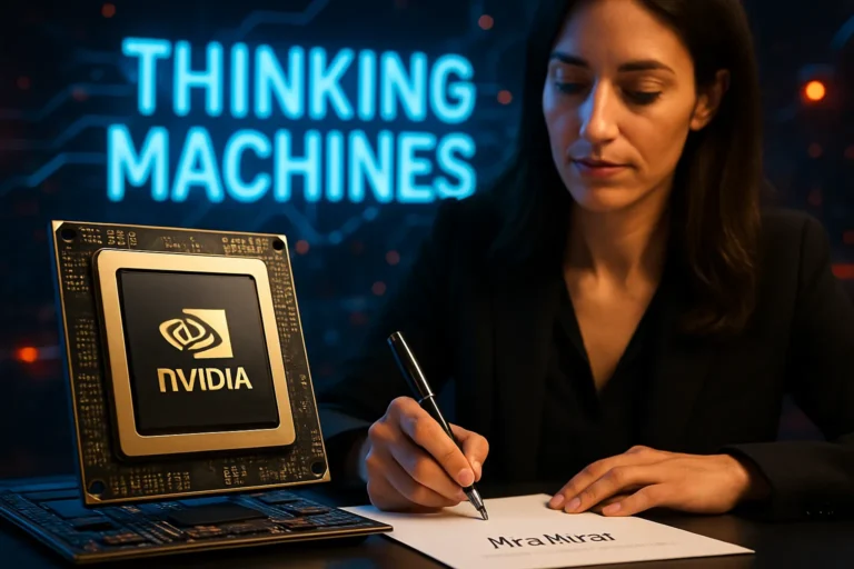 Thinking Machines, la firma de Mira Murati, asegura inversión y potencia de Nvidia para competir en la primera división de la IA