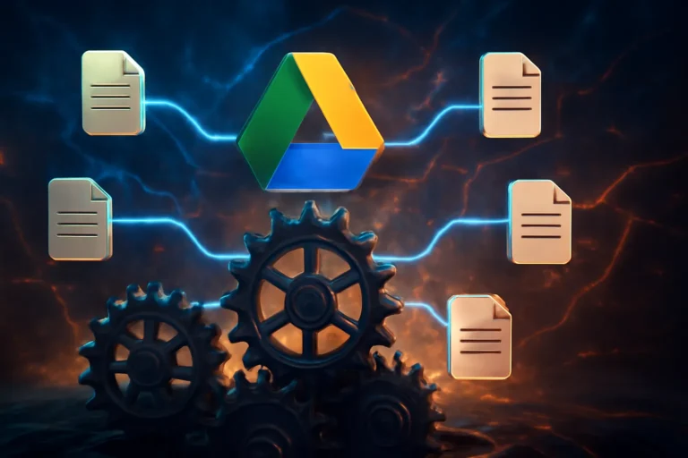automatización de archivos con google drive