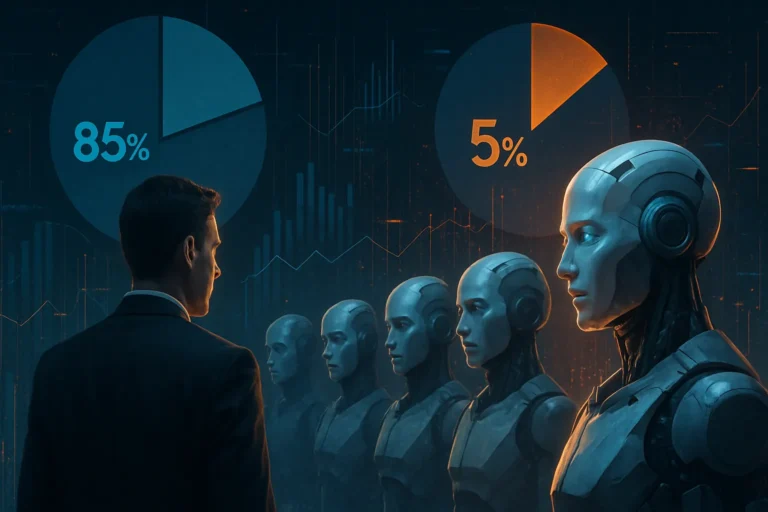 El 85% de las empresas ya prueba agentes de IA, pero solo un 5% se atreve a desplegarlos de verdad