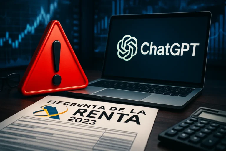 Hacienda desaconseja usar ChatGPT para hacer la Renta y avisa de errores que pueden salir muy caros