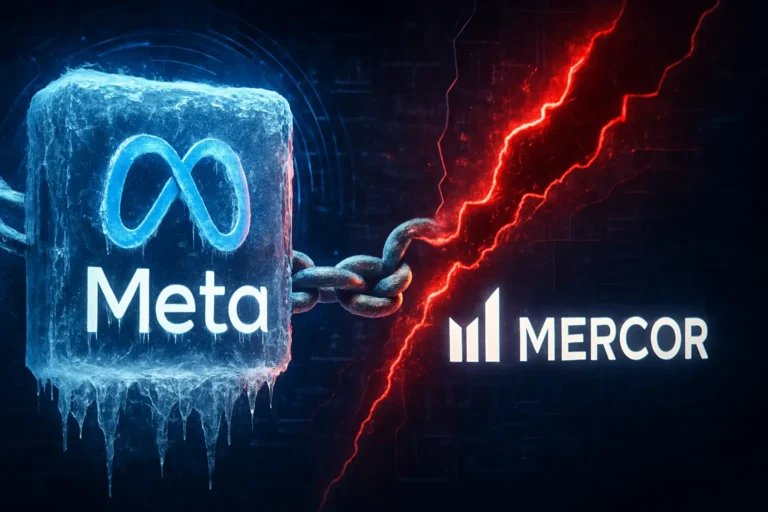 Meta congela su relación con Mercor tras una brecha que amenaza con exponer secretos de entrenamiento de IA