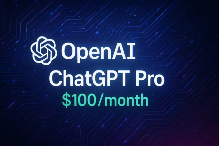OpenAI lanza ChatGPT Pro por 100 dólares al mes y agita la guerra del precio en la IA