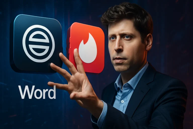 Sam Altman quiere llevar World a Tinder para separar humanos de bots