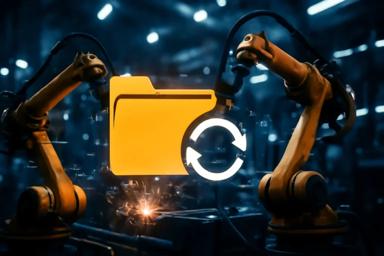 automatización de archivos en procesos industriales
