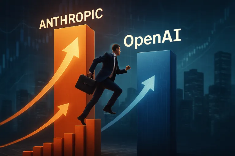 Anthropic supera a OpenAI en adopción empresarial y agita la batalla por la IA corporativa