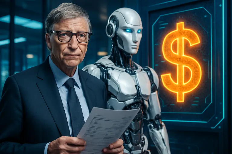 Bill Gates pide que los robots y la IA paguen impuestos si sustituyen empleos humanos