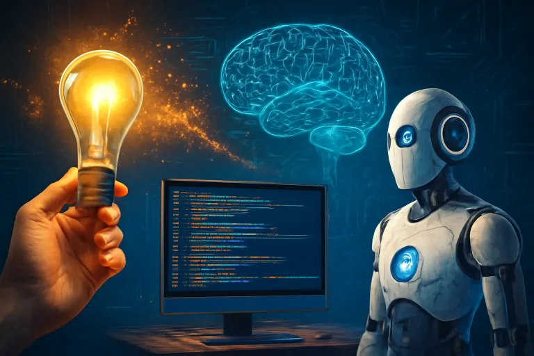 De la idea al producto final con IA Programación