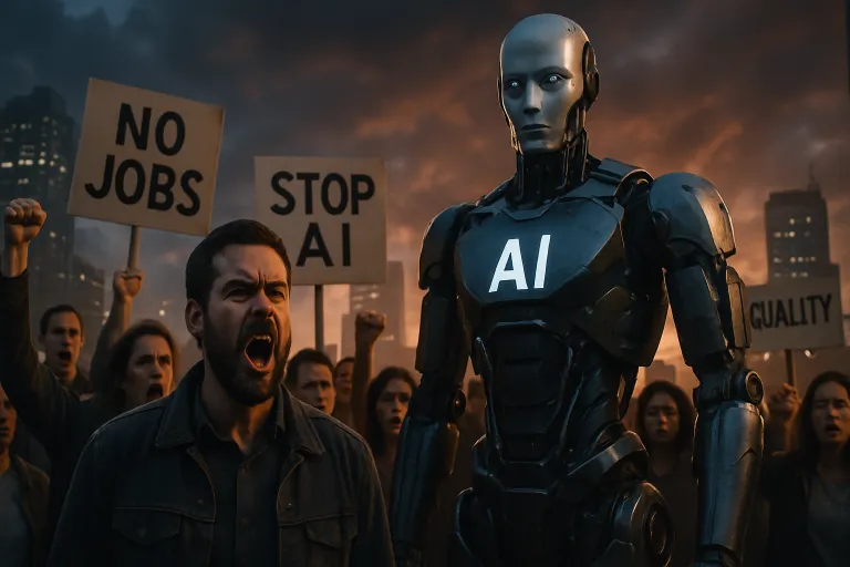 La reacción contra la inteligencia artificial crece por el miedo al empleo y la desigualdad