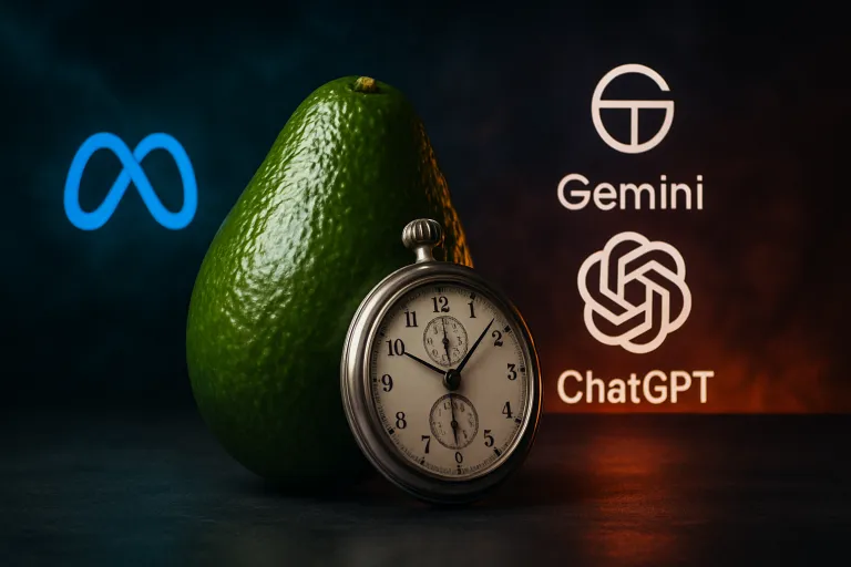 Meta retrasa Avocado y aumenta las dudas sobre su capacidad para competir con Gemini y ChatGPT