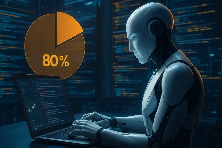 Anthropic asegura que Claude ya escribe más del 80% del código interno de la compañía