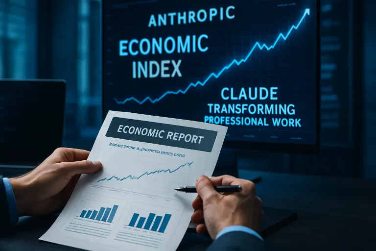 Anthropic publica su nuevo índice económico y revela cómo Claude está transformando el trabajo profesional