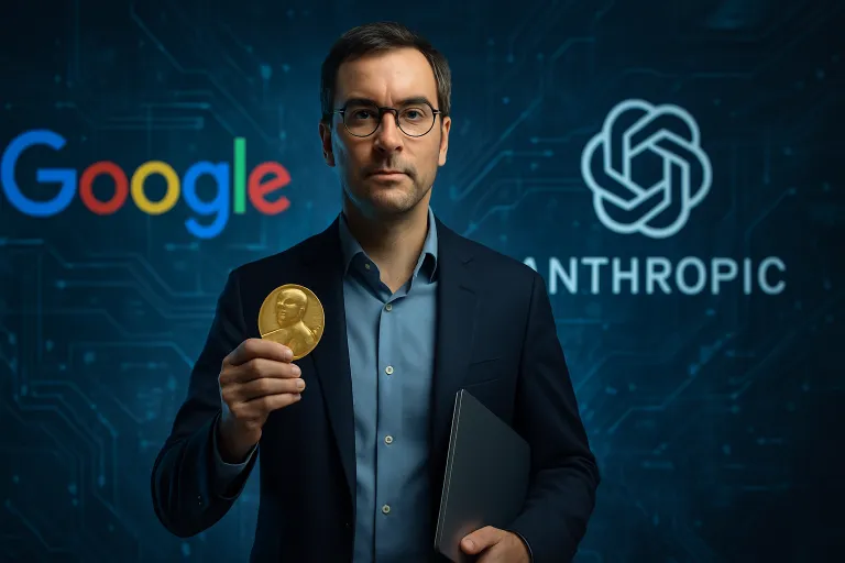 El investigador de IA de Google que ganó el Nobel abandona DeepMind para fichar por Anthropic