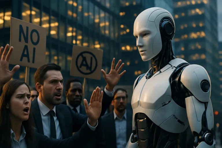 El rechazo social a la inteligencia artificial crece mientras las empresas aceleran su adopción