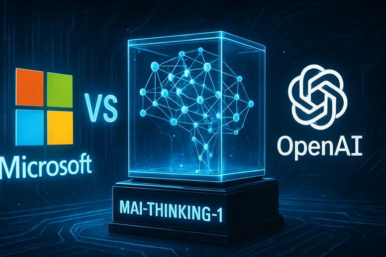 Microsoft desafía a OpenAI con MAI-Thinking-1, su primer gran modelo de razonamiento