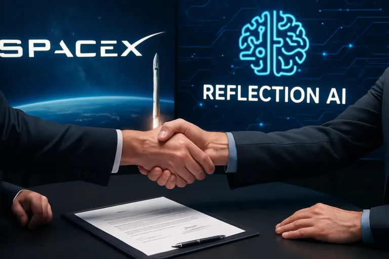 SpaceX firma un acuerdo de computación con Reflection AI para impulsar modelos de inteligencia artificial abiertos