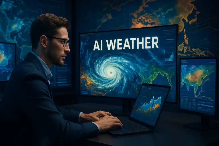Una startup de IA meteorológica presume de superar a las agencias públicas en sus predicciones