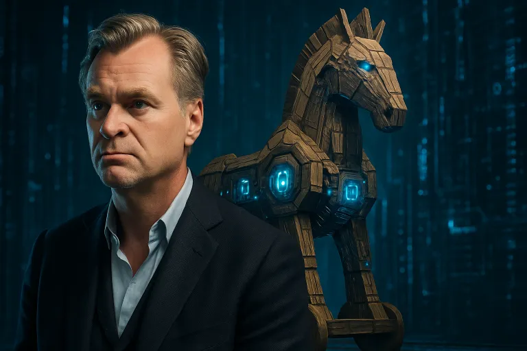 Christopher Nolan alerta de que la IA es un “caballo de Troya” para la industria del cine