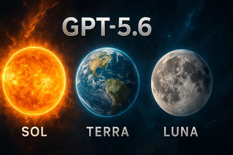 GPT-5.6 sacude el mercado de la IA con tres versiones: Sol, Terra y Luna