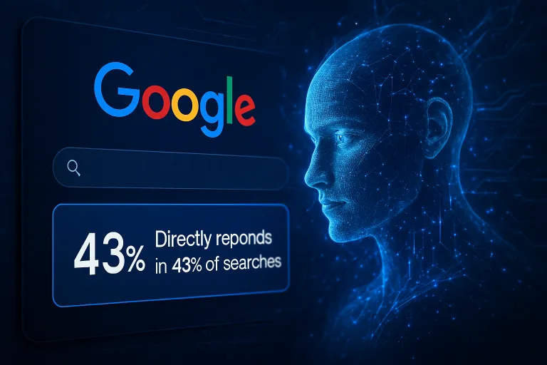 La IA de Google ya responde directamente en el 43% de las búsquedas