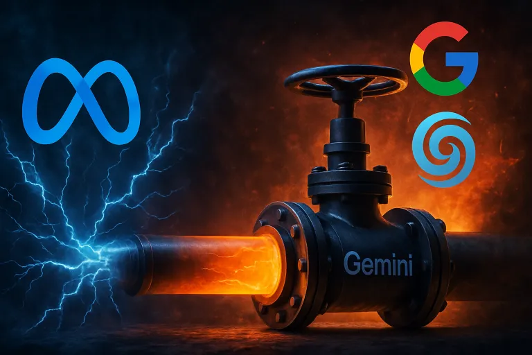 Meta habría pedido potencia a Gemini y Google le cerró el grifo en plena carrera de la IA