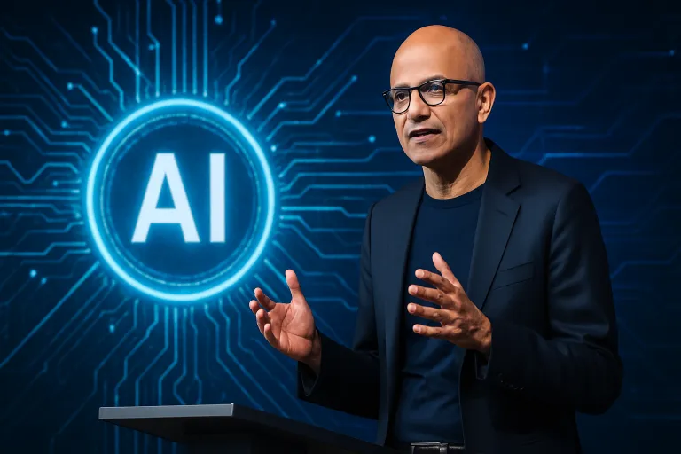 Satya Nadella advierte: las empresas que dependan de una sola IA podrían no sobrevivir