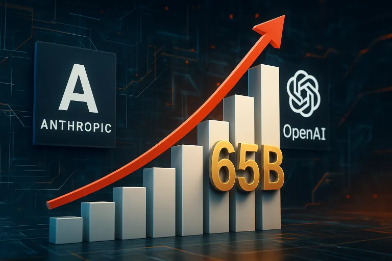 Anthropic dispara sus ingresos anualizados hasta los 65.000 millones de dólares en plena batalla contra OpenAI