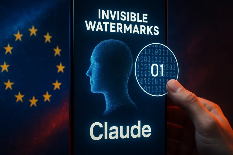Anthropic introduce marcas de agua invisibles en Claude para adaptarse a las nuevas reglas europeas