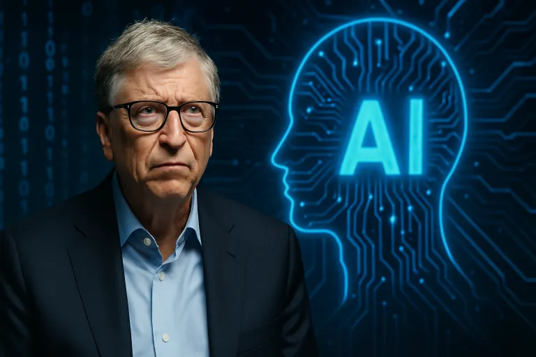 Bill Gates cambia el tono sobre la inteligencia artificial y alerta de una transformación social sin precedentes
