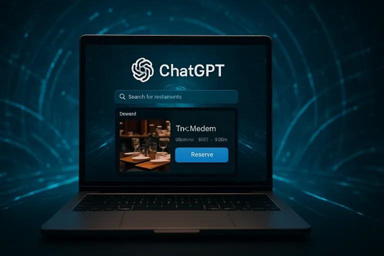 ChatGPT estrena una función capaz de buscar y reservar restaurantes directamente por ti