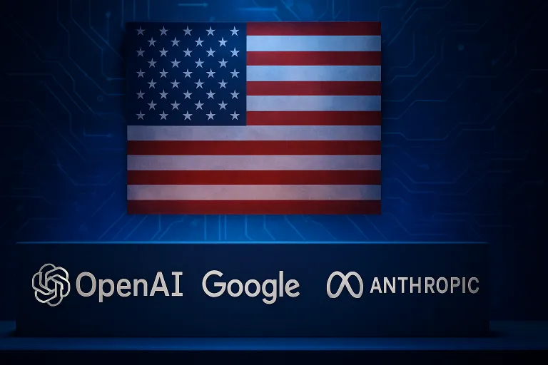 Estados Unidos reúne a OpenAI, Google, Meta y Anthropic para estrenar su nuevo marco de control de la IA