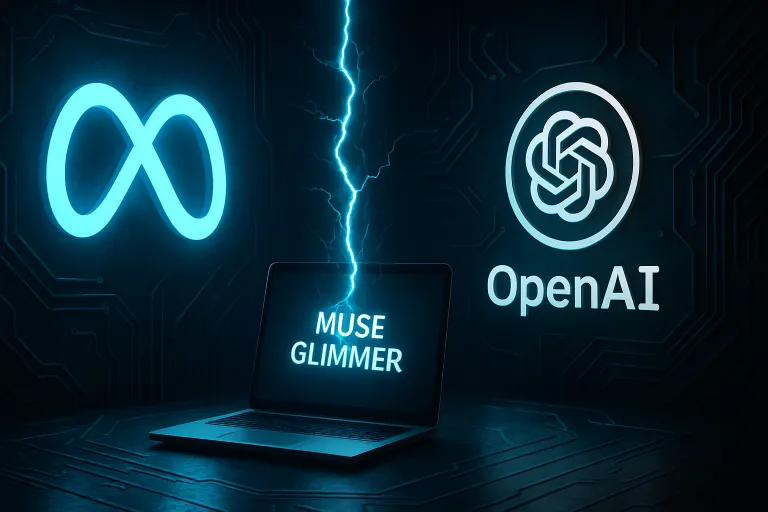 Meta golpea a OpenAI con Muse Glimmer, una potente IA abierta que funciona en un solo ordenador