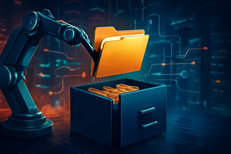 automatización de archivos y almacenamiento inteligente