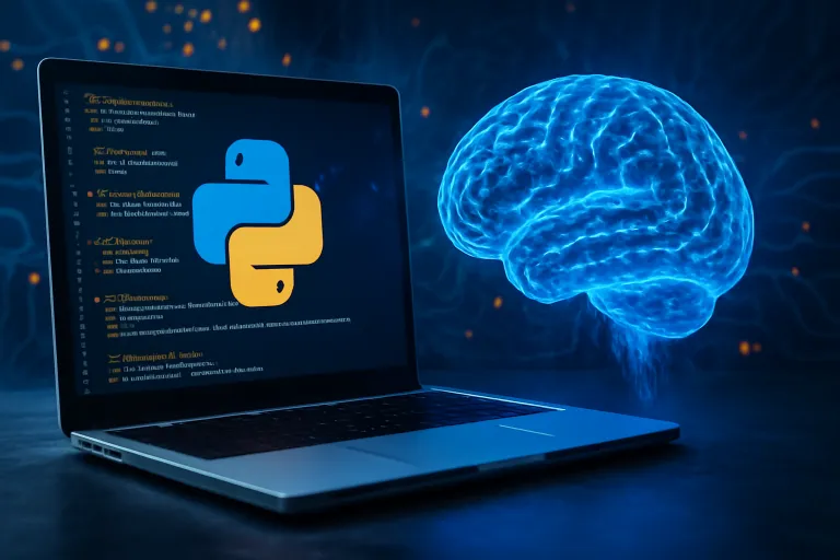 cómo usar python para programación de ia