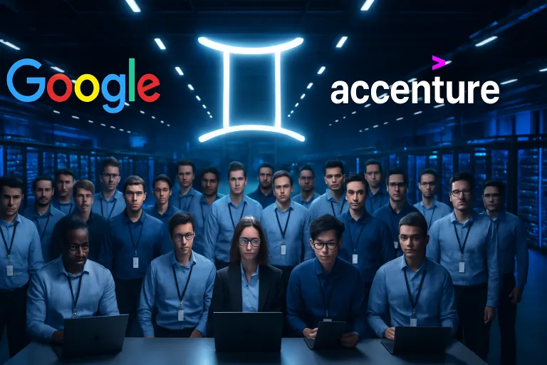 Google y Accenture crean un ejército de ingenieros para acelerar Gemini dentro de las grandes empresas