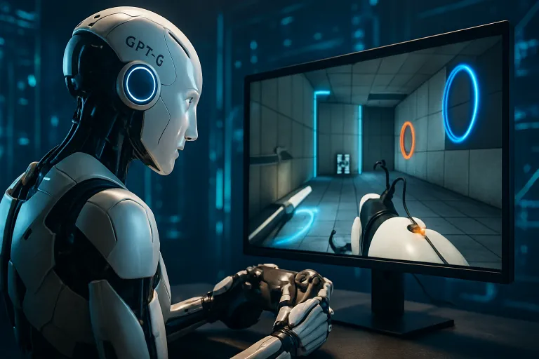 GPT-6 Astra completa Portal completamente sola: la nueva IA de OpenAI ya juega como un humano
