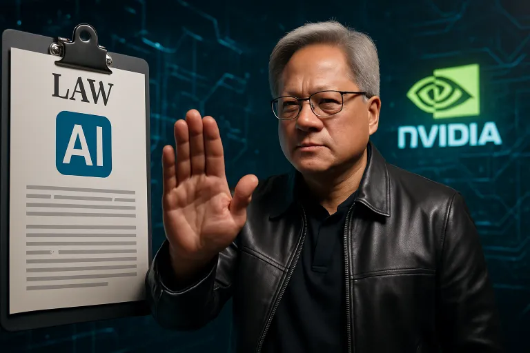 Jensen Huang rechaza nuevas leyes para la IA: el CEO de Nvidia apuesta por la autorregulación