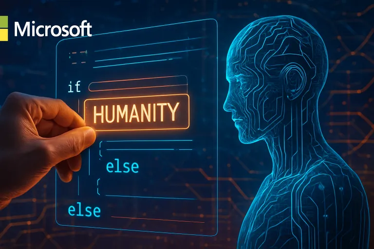 Microsoft publica un código “humanista” para impedir que la inteligencia artificial escape al control humano